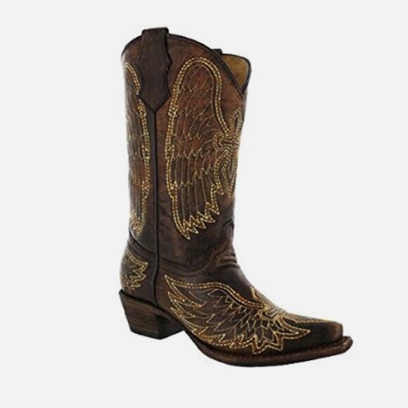 Corral Other - Corral Girl's Size 5 A1028 Wing and Cross Western Boot